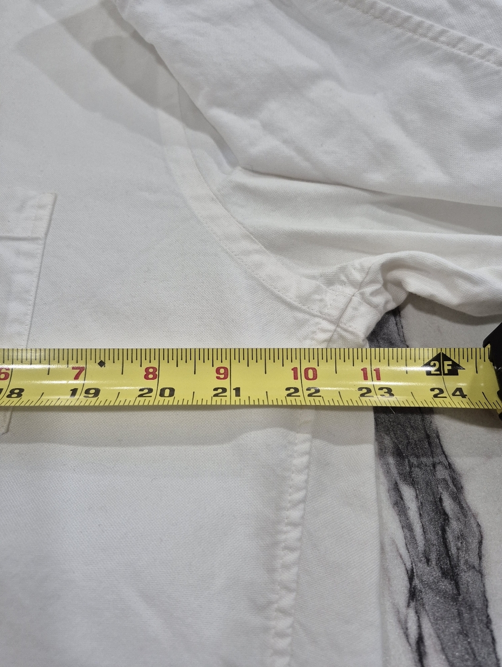 Duck Head Long Sleeve Oxford Shirt, Mens Large, White - Picture 4 of 9